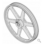 Lower Saw Wheel 680-1165